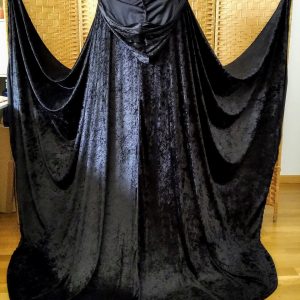 Velvet Cloak with hood