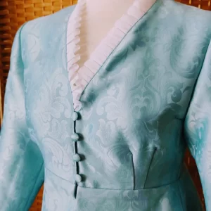 Regency satin  brocade  coat