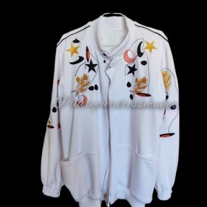 Stage jacket,wembley 1986 jacket,embroidered jacket