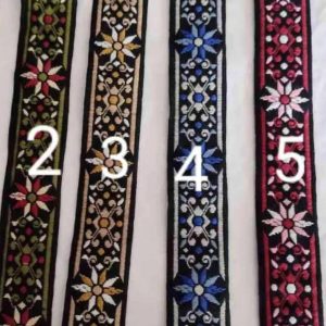 Empire ornament cotton gown