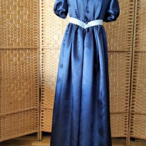 Satin regency dress