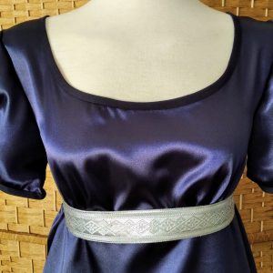 Satin regency dress