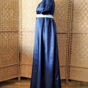 Satin regency dress