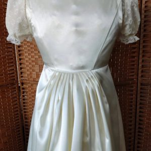 Regency era satin dressing gown