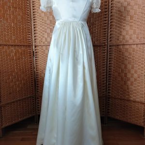 Regency era satin dressing gown