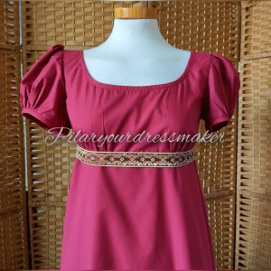 Empire ornament  cotton gown