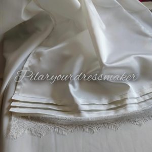 Bride Satin stole