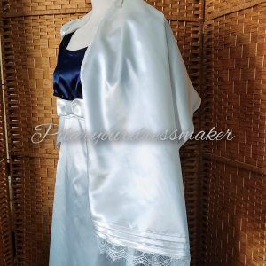 Bride Satin stole