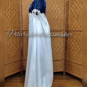 Satin regency ball gown