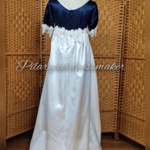 Satin regency ball gown