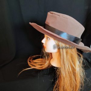 PDF sewing adult pattern fedora hat,one size pattern,DIY fedora hat, do it yourself,basic sewing knowledge,written instructions photos