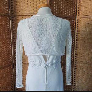 Downloadable pdf sewing pattern,written instructions,adult bolero pattern,sizes 6 to 20,beginner instructions,english spanish instructions