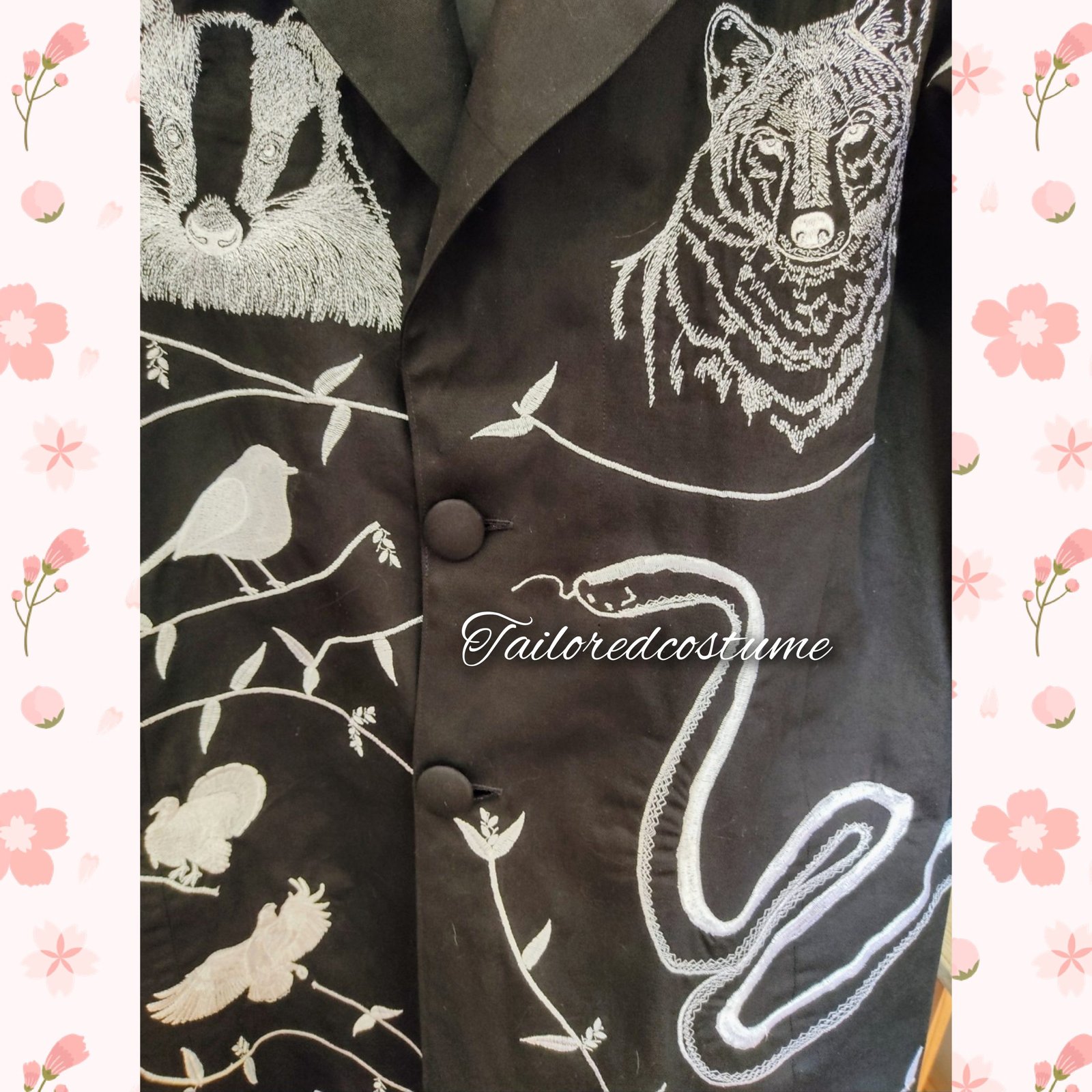 Brian music style embroidered coat - Imagen 3