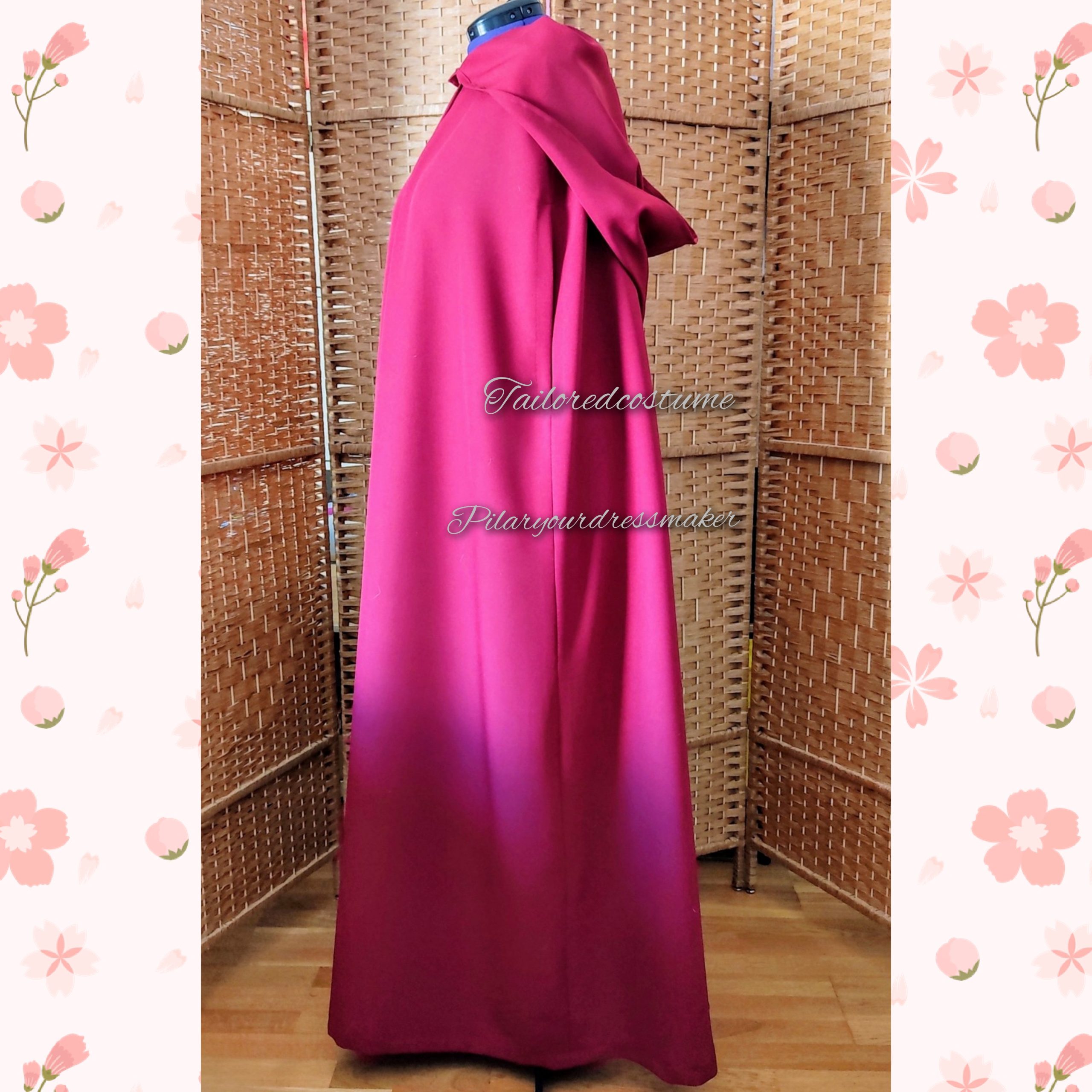 Sewing pattern for a cape with armholes / 8 sizes / European 38 - 52 / USA sizes 6- 20 / A4 / US letter / A0 - Imagen 2