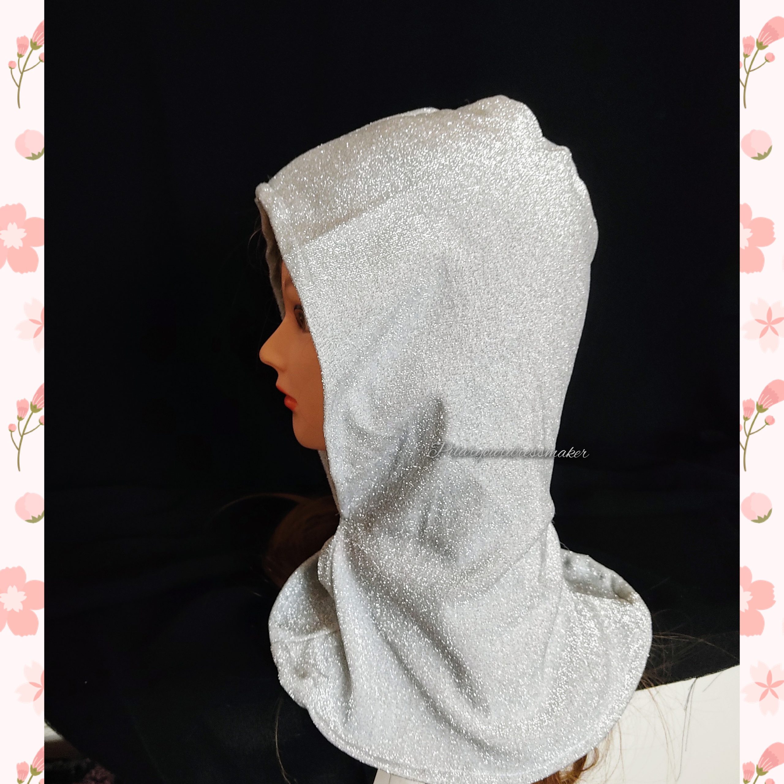 Medieval balaclava sewing pattern / PDF pattern & intructions / one adult size / confident beginner - Imagen 4