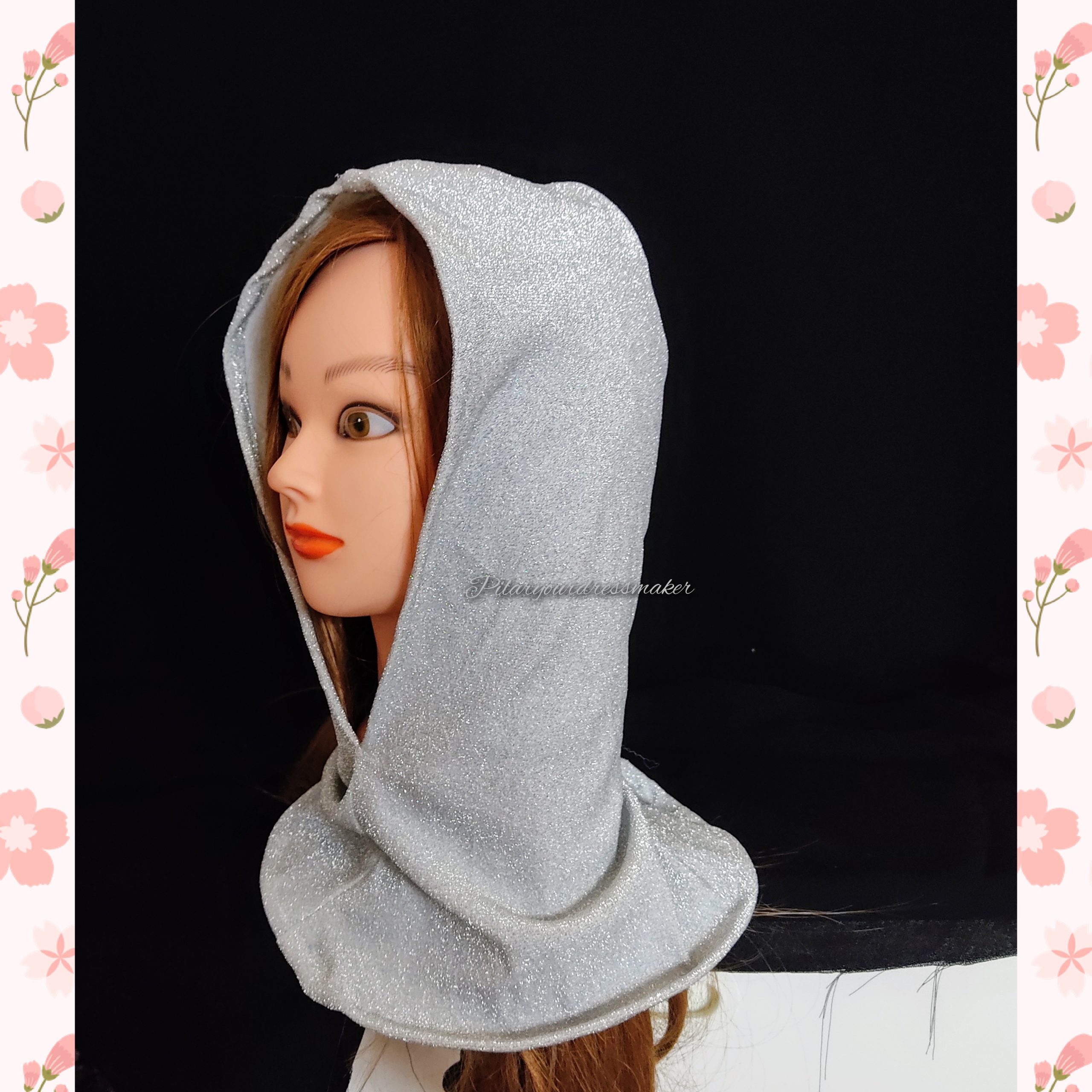 Medieval balaclava sewing pattern / PDF pattern & intructions / one adult size / confident beginner - Imagen 5