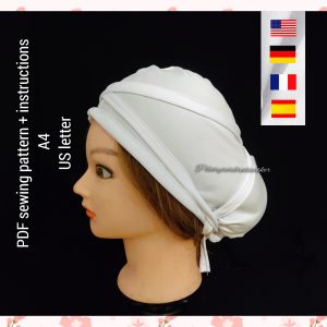 Saint Brigid's hat sewing pattern / one-size adult / A4 / US letter / confident beginner