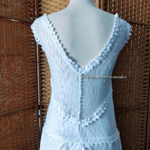 Bride lace trail gown / exclusive own design