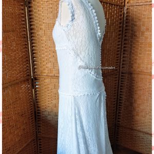 Bride lace trail gown / exclusive own design
