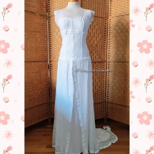 Bride lace trail gown / exclusive own design