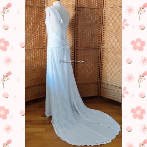 Bride lace trail gown / exclusive own design