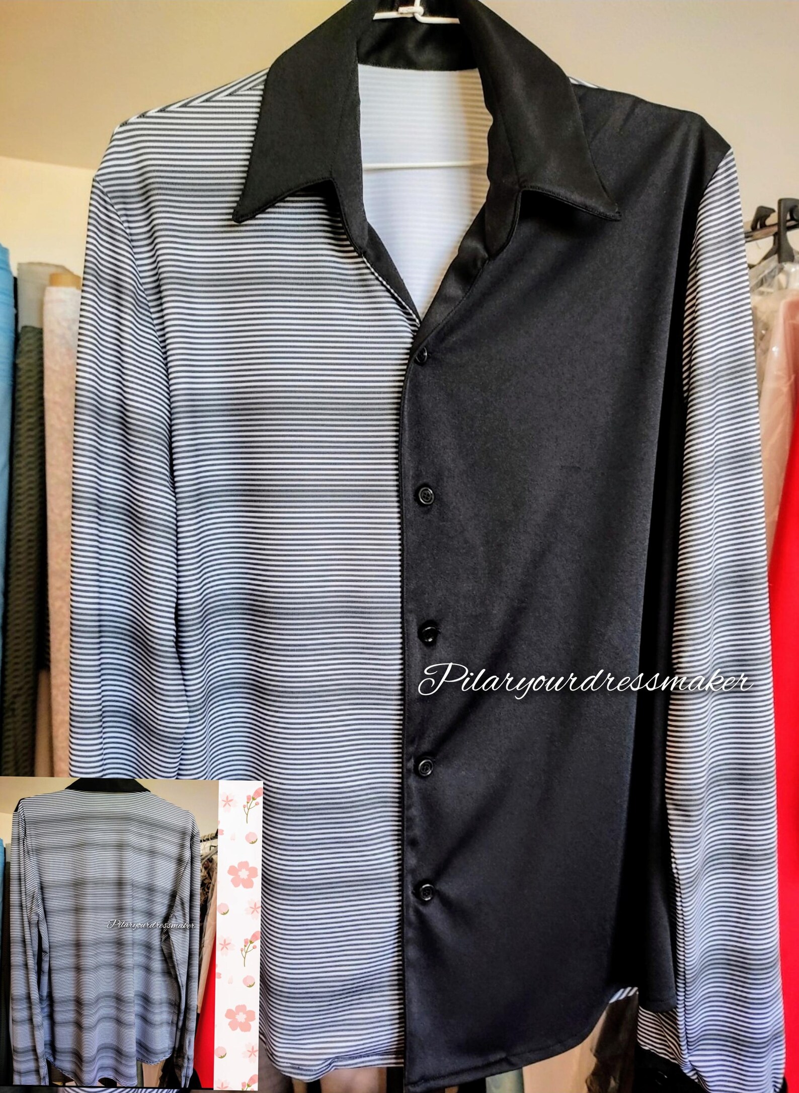 Custom Brian shirt music show, stage shirt